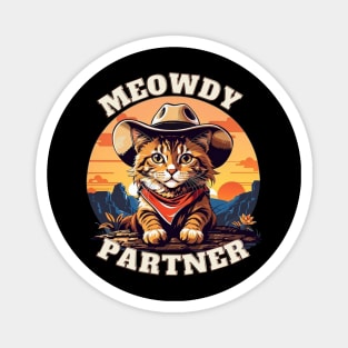 Meowdy Partner Cat Magnet